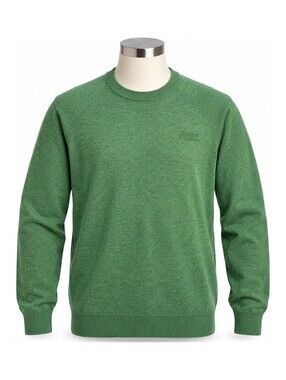 Superdry Orange Label Men's M Green Crewneck Knit Sweater M